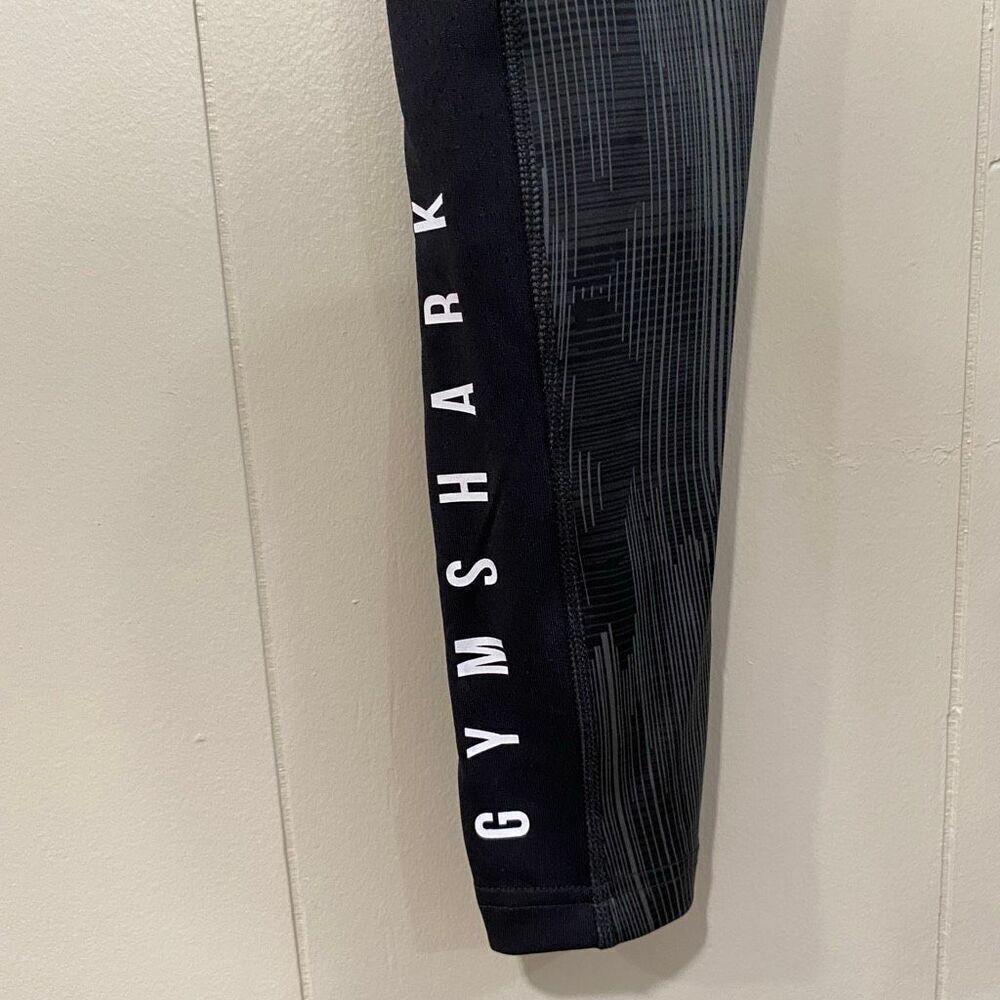 Gymshark Gray Black Patterned High Rise Leggings Size XS - Picture 7 of 7